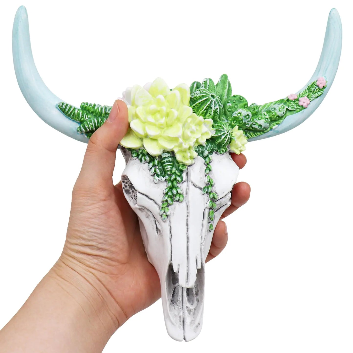 Cattle Skull Aquarium & Reptile Tank Decoration