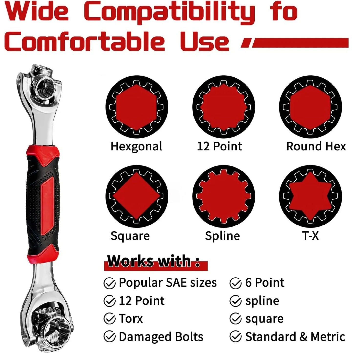 48-in-1 Universal Socket Wrench Tool