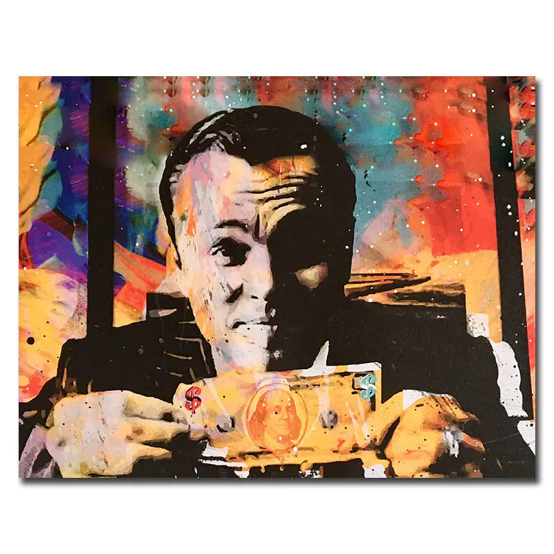 Wolf of Wall Street Movie Oil Painting Wall Decor