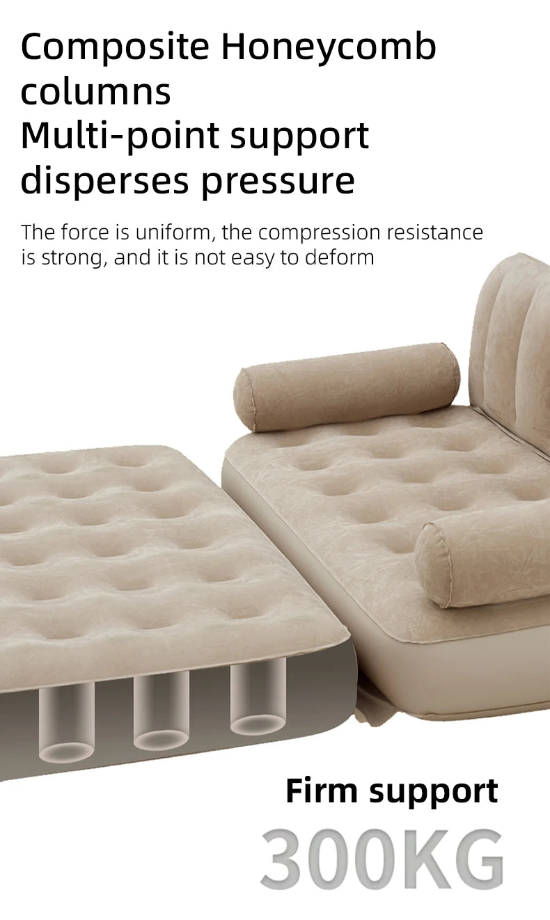 Portable Dual-Use Inflatable Sofa