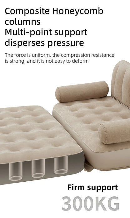 Portable Dual-Use Inflatable Sofa
