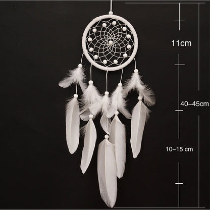 Lace Sunflower Dreamcatcher Home Decor with Feathers