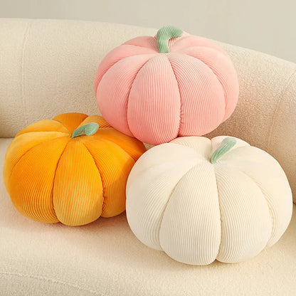 Modern Minimalist Pumpkin-Shaped Pillow Cushion