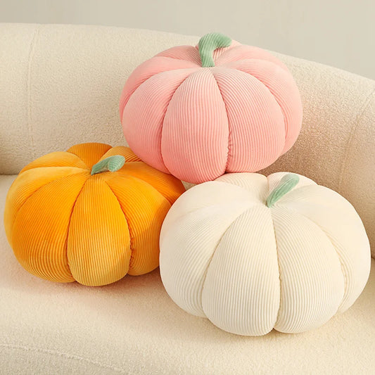 Modern Minimalist Pumpkin-Shaped Pillow Cushion