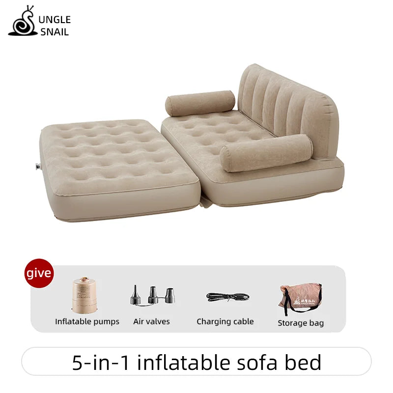 Portable Dual-Use Inflatable Sofa