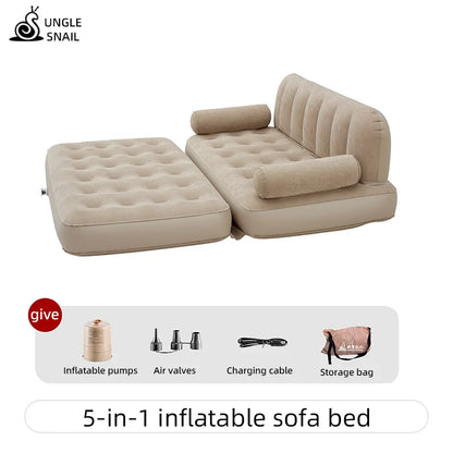 Portable Dual-Use Inflatable Sofa