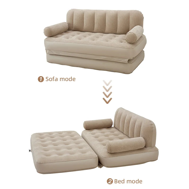 Portable Dual-Use Inflatable Sofa