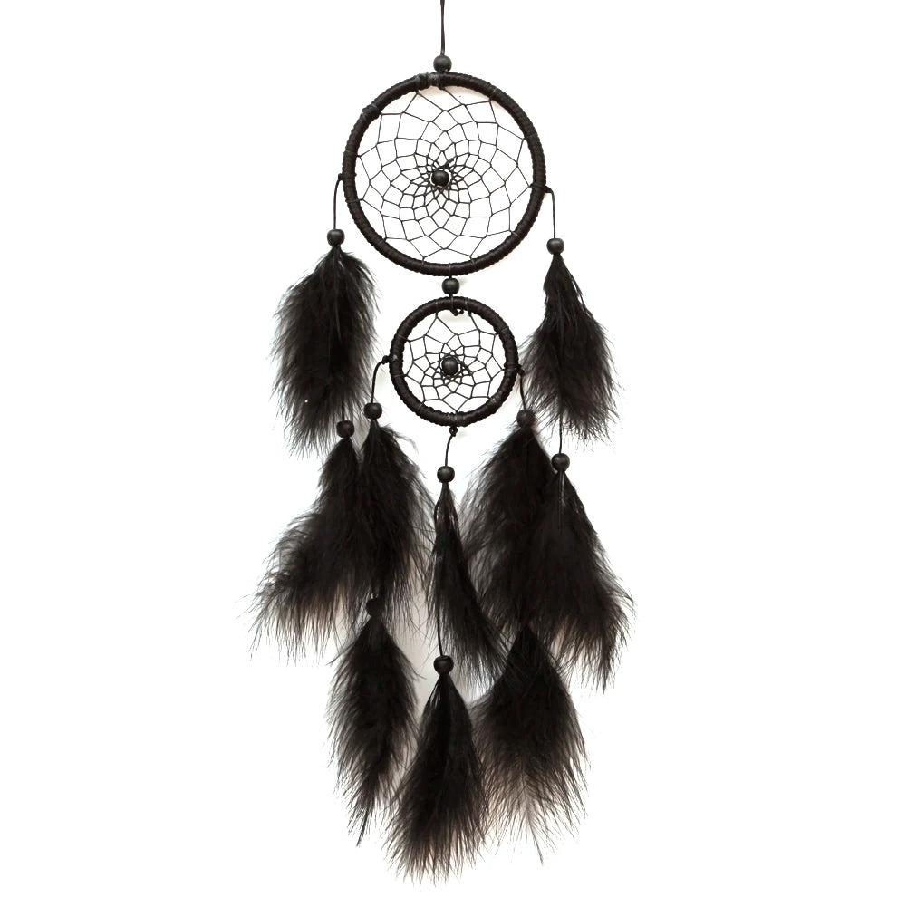 Lace Sunflower Dreamcatcher Home Decor with Feathers