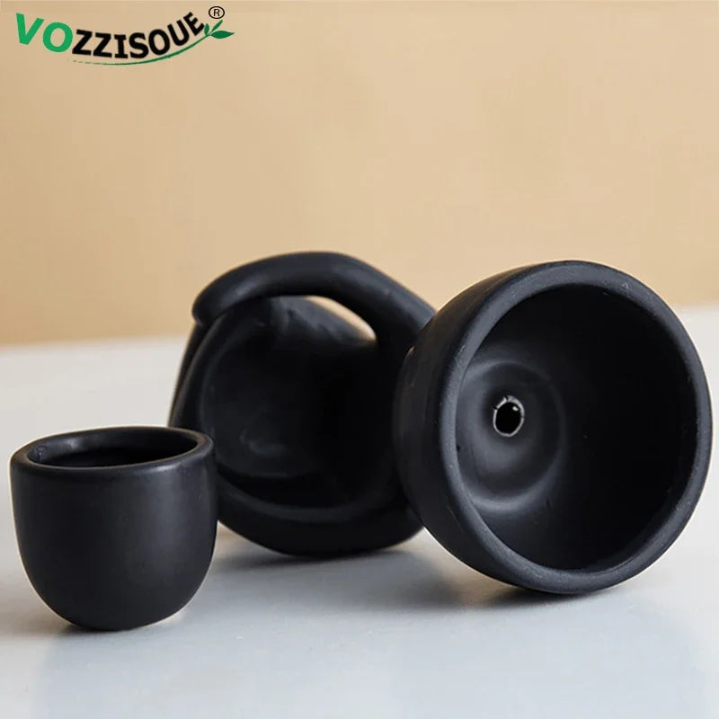 Ceramic Figurine Vase, Home Decor Planter Piece