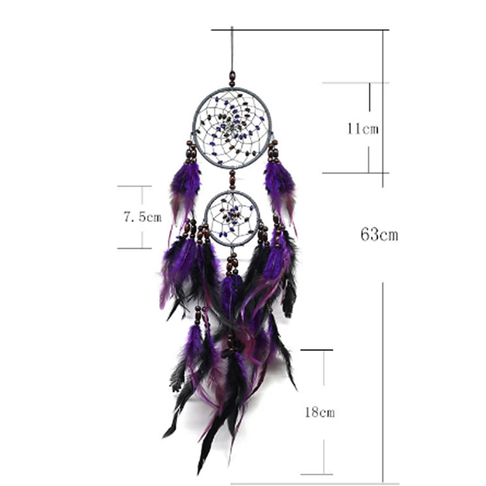 Lace Sunflower Dreamcatcher Home Decor with Feathers