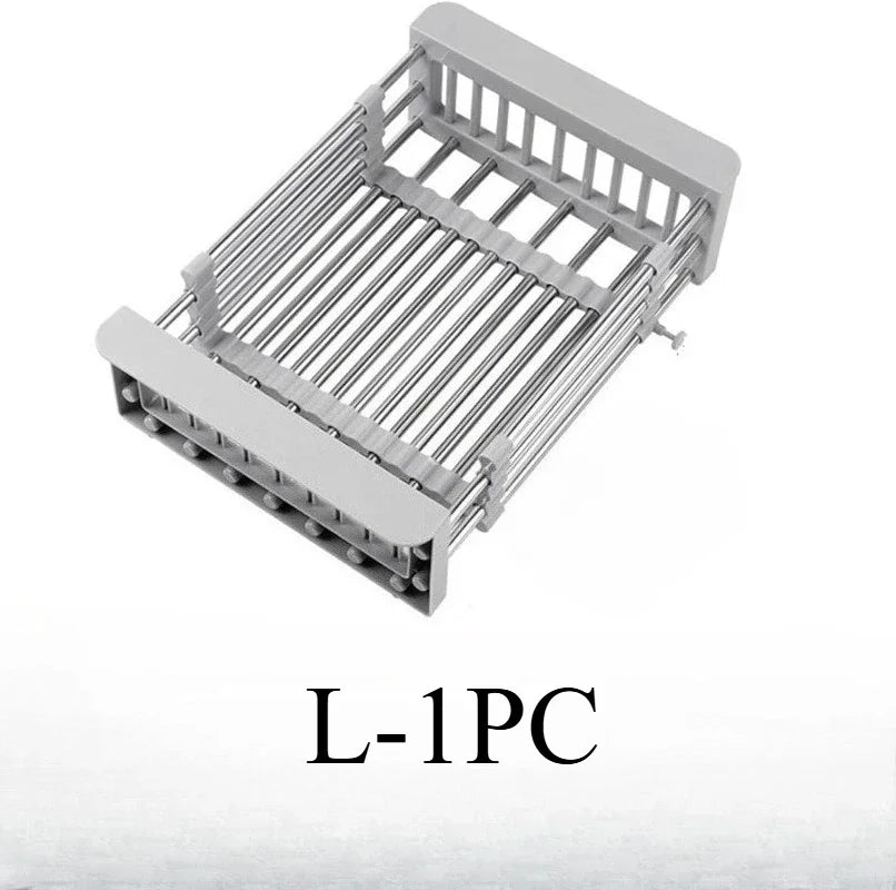 Retractable Stainless Steel Sink Rack