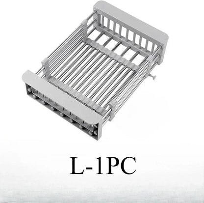 Retractable Stainless Steel Sink Rack