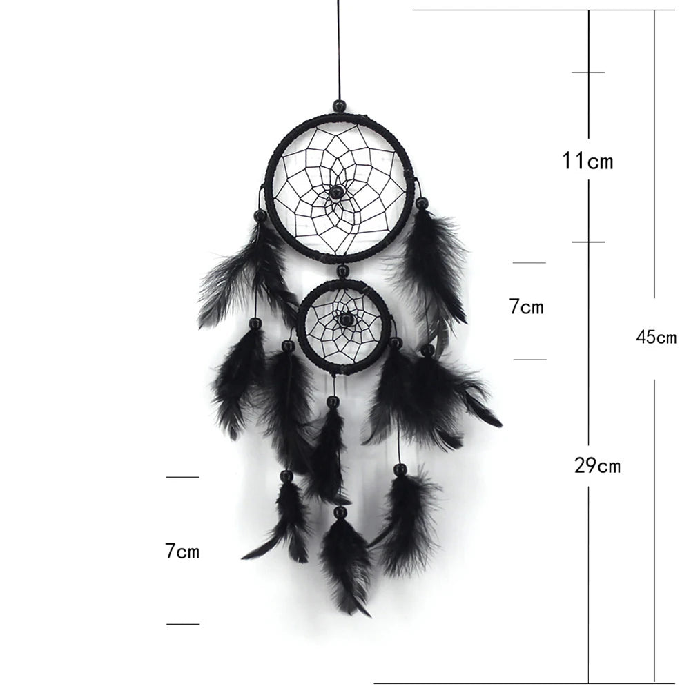 Lace Sunflower Dreamcatcher Home Decor with Feathers
