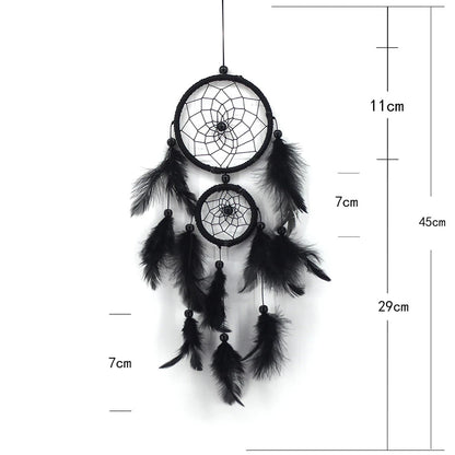 Lace Sunflower Dreamcatcher Home Decor with Feathers
