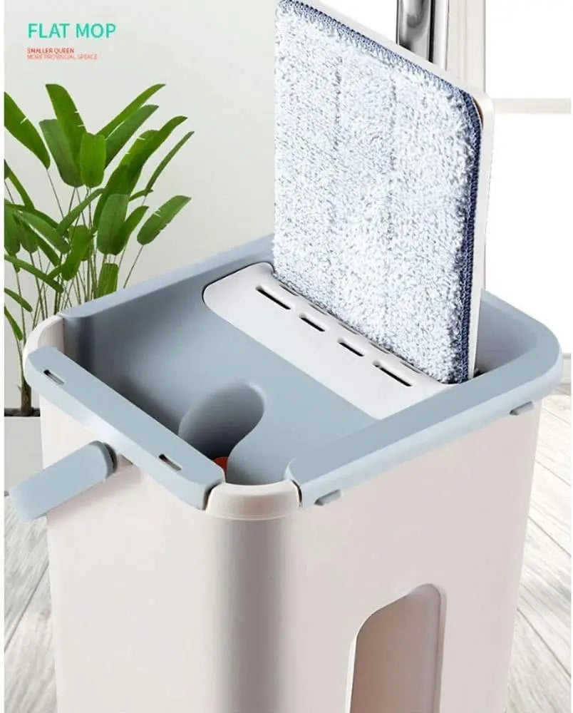 Hands-Free Flat Mop & Bucket Set