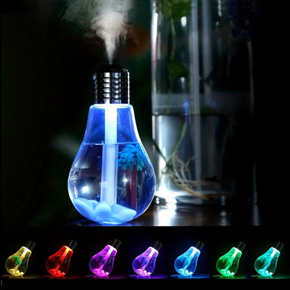 Humidifier with Bulb Design for Home Decor