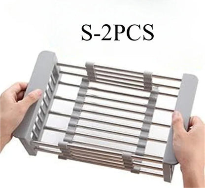 Retractable Stainless Steel Sink Rack