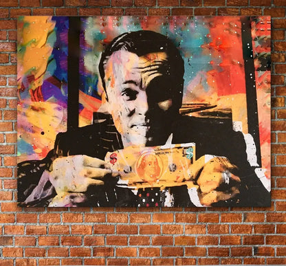 Wolf of Wall Street Movie Oil Painting Wall Decor